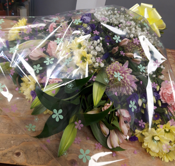 Anniversary aqua gift box  Bristol florist APB13
